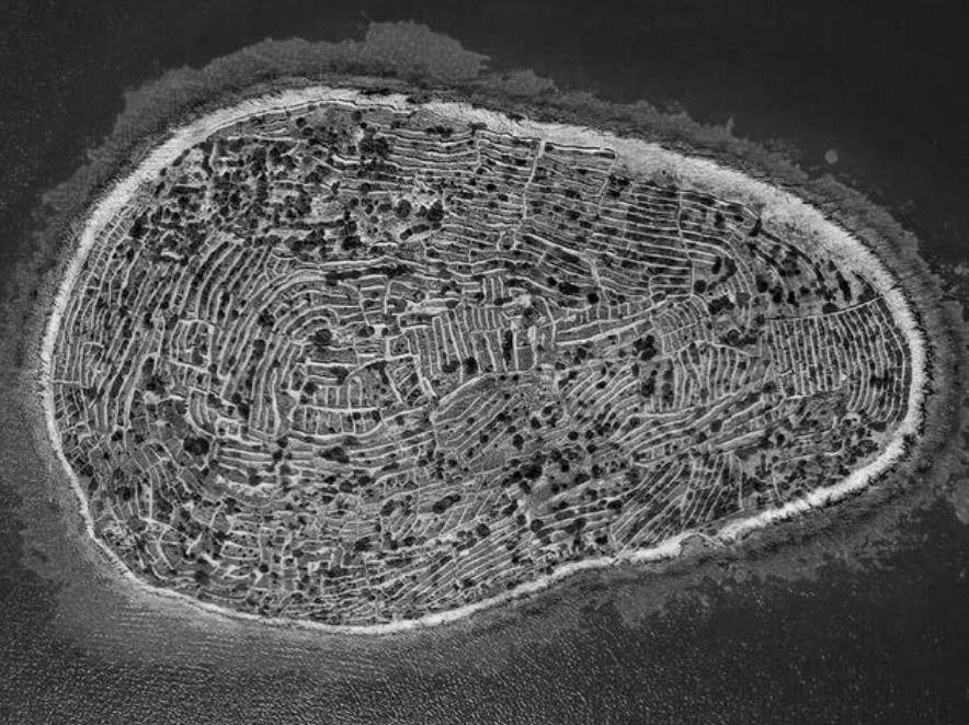 Famous fingerprint island in Croatia: Bavljenac